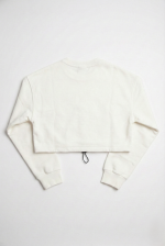 Monomoon Signature Crop - Optical White - Image 4