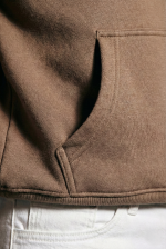 MONOMOON Essential Zip Hoodie – Mocha - Image 6