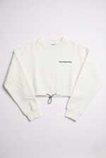 Monomoon Signature Crop - Optical White - Image 3
