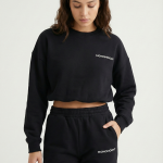 Monomoon Signature Crop – Midnight Black