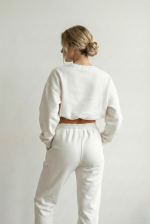 Monomoon Signature Crop - Optical White - Image 2